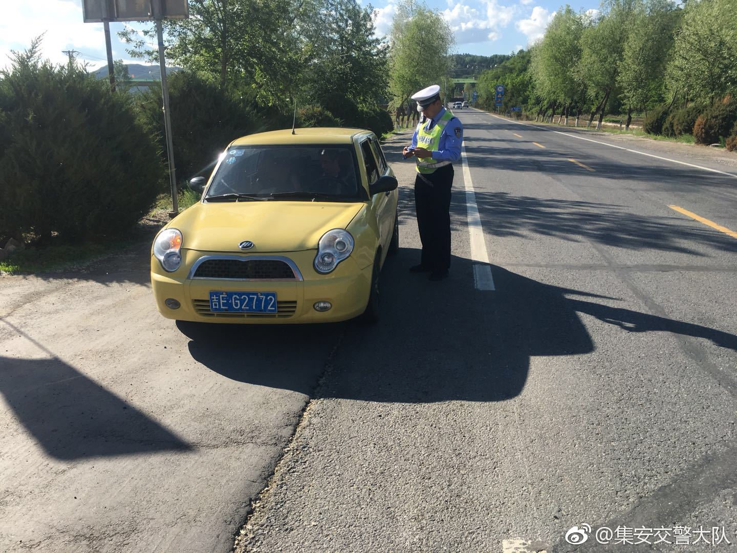 集安市公安局交管大队开展道路交通安全专项整