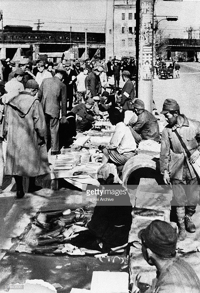 老照片1946年的日本大批日本人被遣送回国