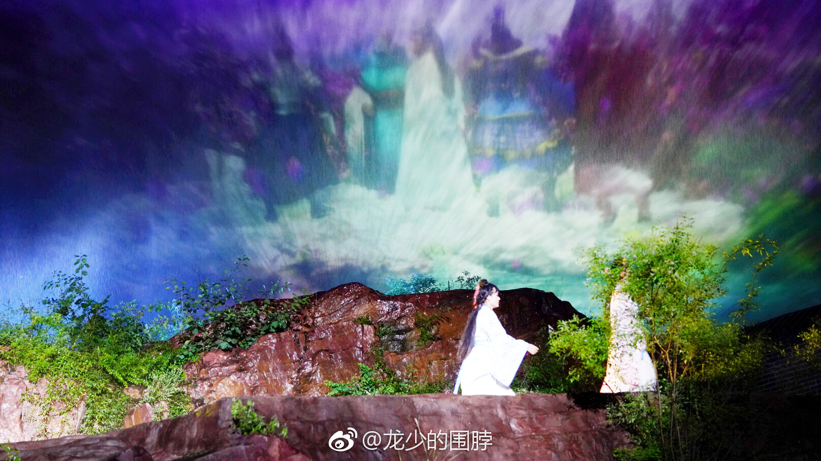 云溪夜游，云台山花大价钱新开发的主打项目。用现代化的灯光艺术