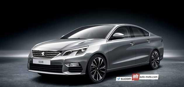 标致全新508假想图 或有望2018年北京车展亮相