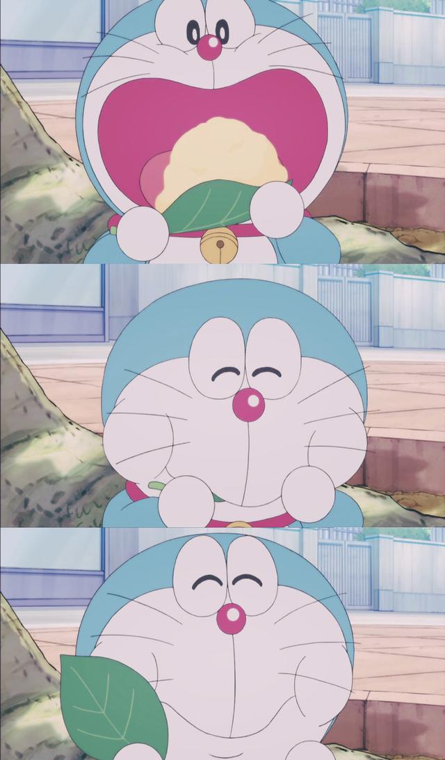 蓝胖子控看过来!哆啦A梦三格系列手机壁纸