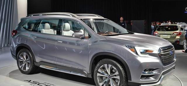 斯巴鲁全新SUV, 5米多长大7座, 全时四驱誓要干掉途昂