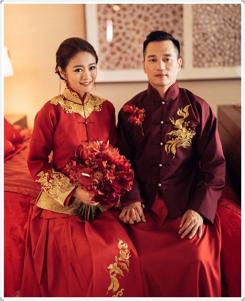 老外结婚上盖头,明星婚礼用传统,您还想披婚纱