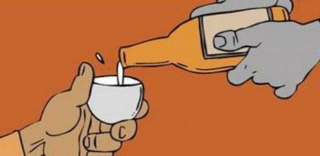 恶搞漫画:喝酒断片的男人!