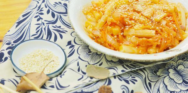 辣炒年糕的家常做法,吃完终于明白韩国人为什