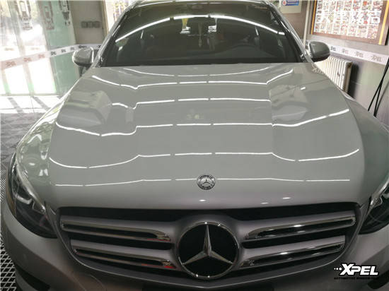 奔驰GLC装贴XPEL隐形车衣效果图-天津炫洁比你想的更专业