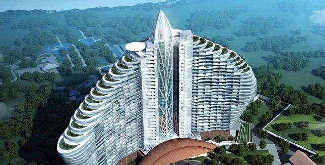 中国首家七星级酒店，位于三亚，与迪拜帆船齐名，美女众多!
