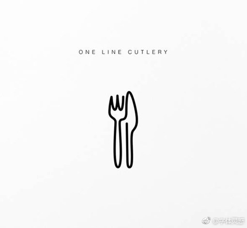 创意一笔画logo设计