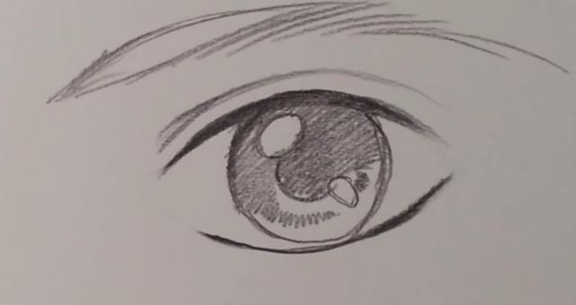 手把手教你绘画动漫人物眼睛(三):男生和女生眼