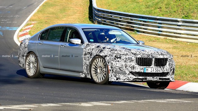 搭载4.4T V8发动机 新款ALPINA B7测试谍照曝光