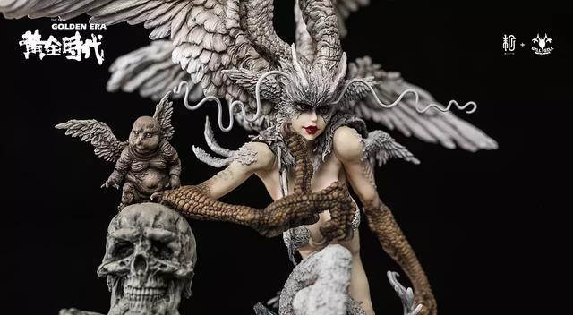 觉醒妖鸟死丽儒,漫画《恶魔人》中的主角之一 手办充满想像力