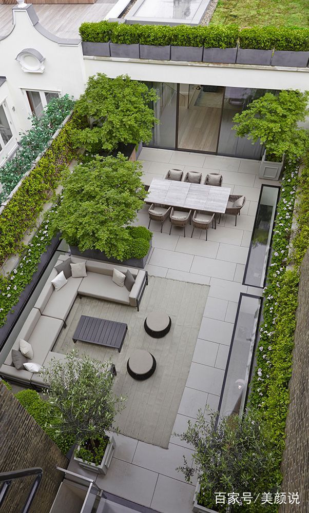 15个楼顶"露台造景"设计,网友直呼:这样整花园露台,美