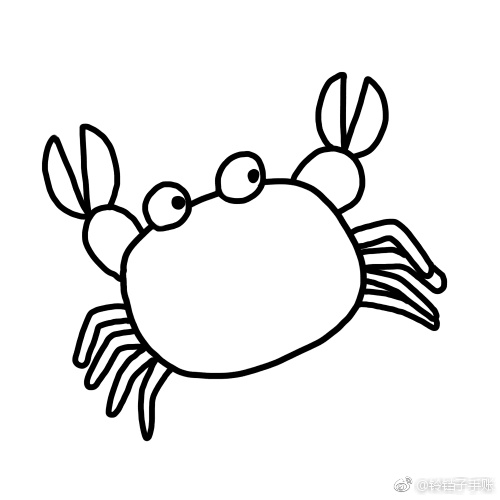 害羞的小螃蟹绘者