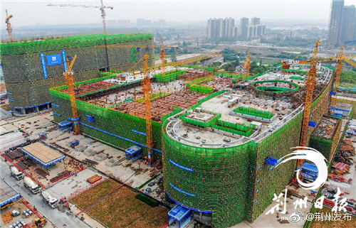 最新进展!荆州中心医院荆北新院这两栋大楼已