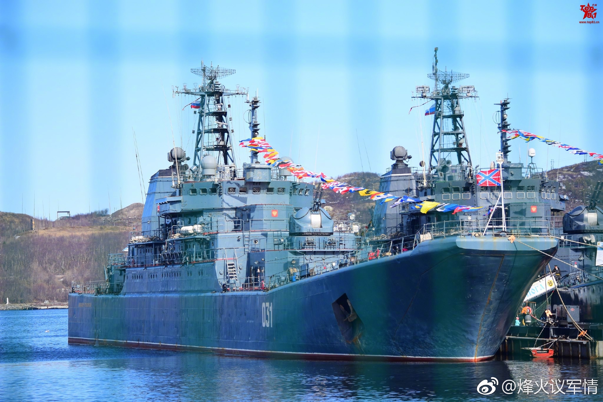 俄罗斯海军北方舰队的老战舰