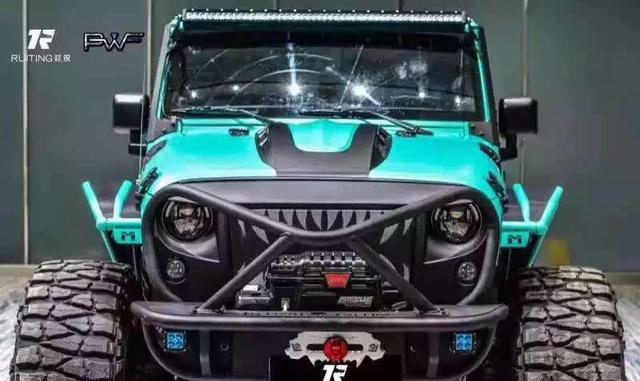 爆改JEEP牧马人，全车PWF电光金属TIFFANY施工作