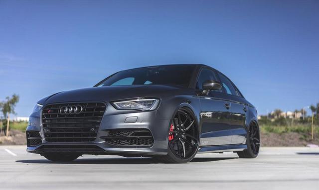 简单的暗黑系改装简直太帅了，三厢版的奥迪S3低趴案例！