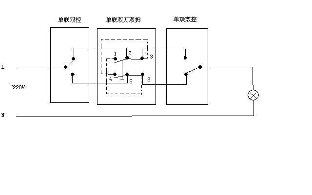 电工必备｜最全的开关接线图（单控、双控、三控）