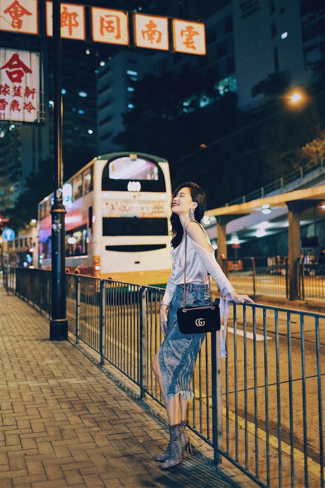 一组香港夜景的街拍