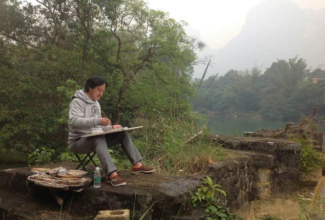画家张伯远的a画家秘籍:走进大自然,创绘新天地冰河谷漂流自由行攻略图片