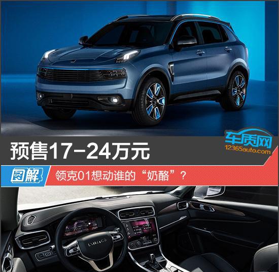 预售17-24万元 领克01想动谁的“奶酪”?