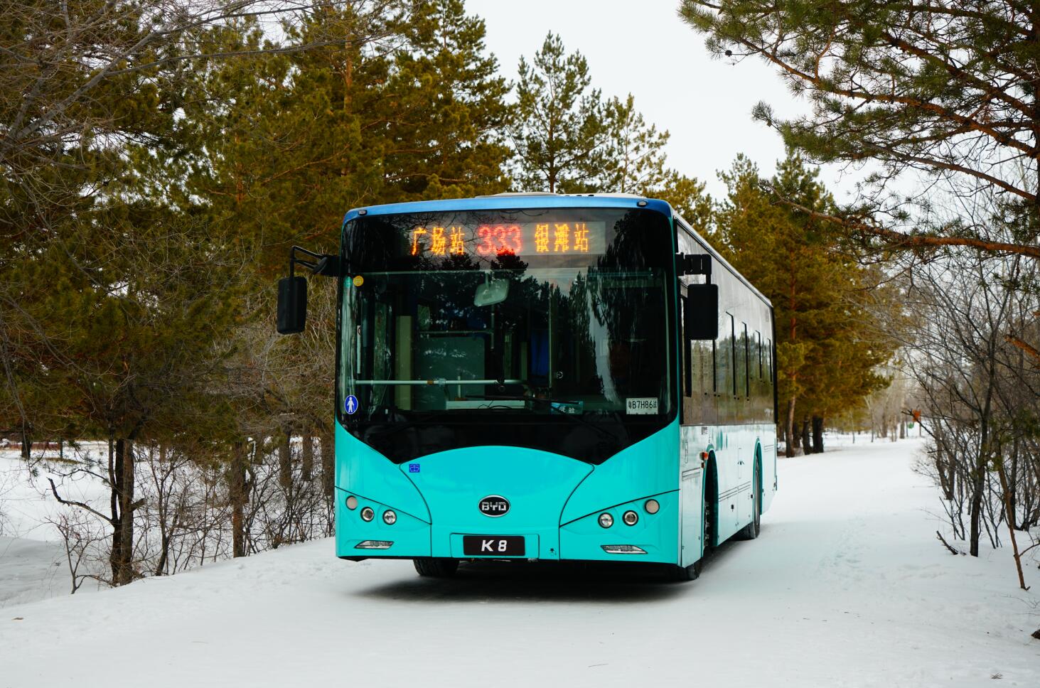 宋楠的比亚迪K8改型电动客车海拉尔高寒测试手记