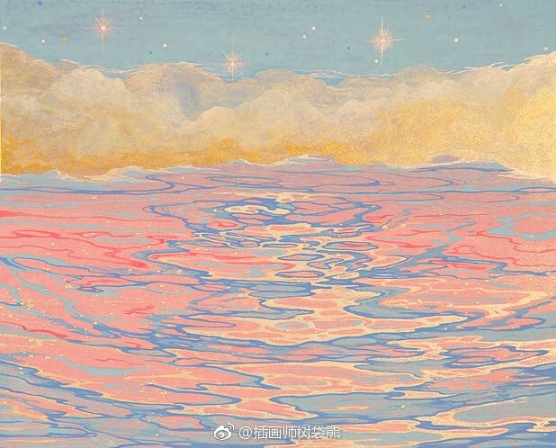 日本画家菅かおる 水流星河 绘画艺术作品1976年出生于大分县 水流星河 京都大学 大分县 新浪新闻