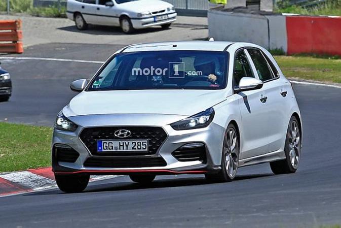 搭2.0T发动机 现代i30 N-Line掀背版谍照曝光
