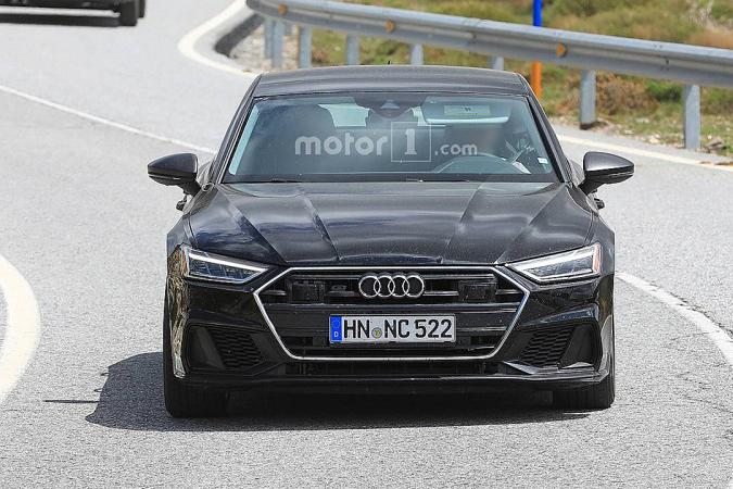 奥迪全新S7路试谍照 有望年底亮相 2019年上市