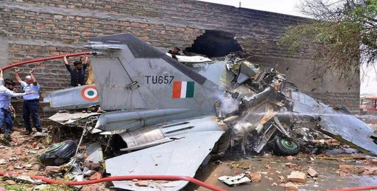 印度战机被击落图片