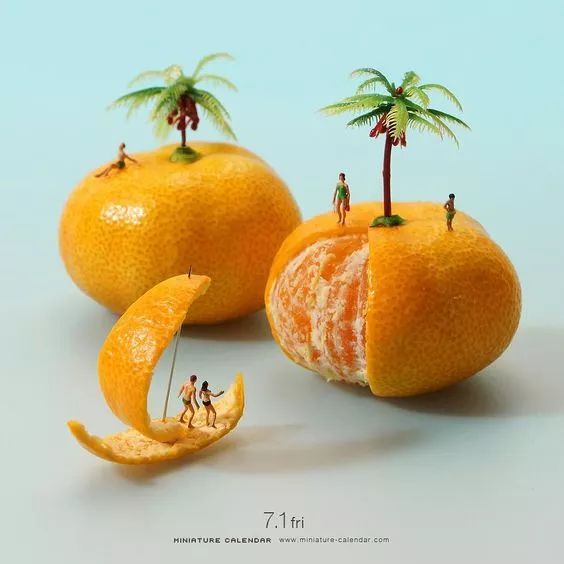 看看艺术家们都是如何吃水果晒朋友圈的