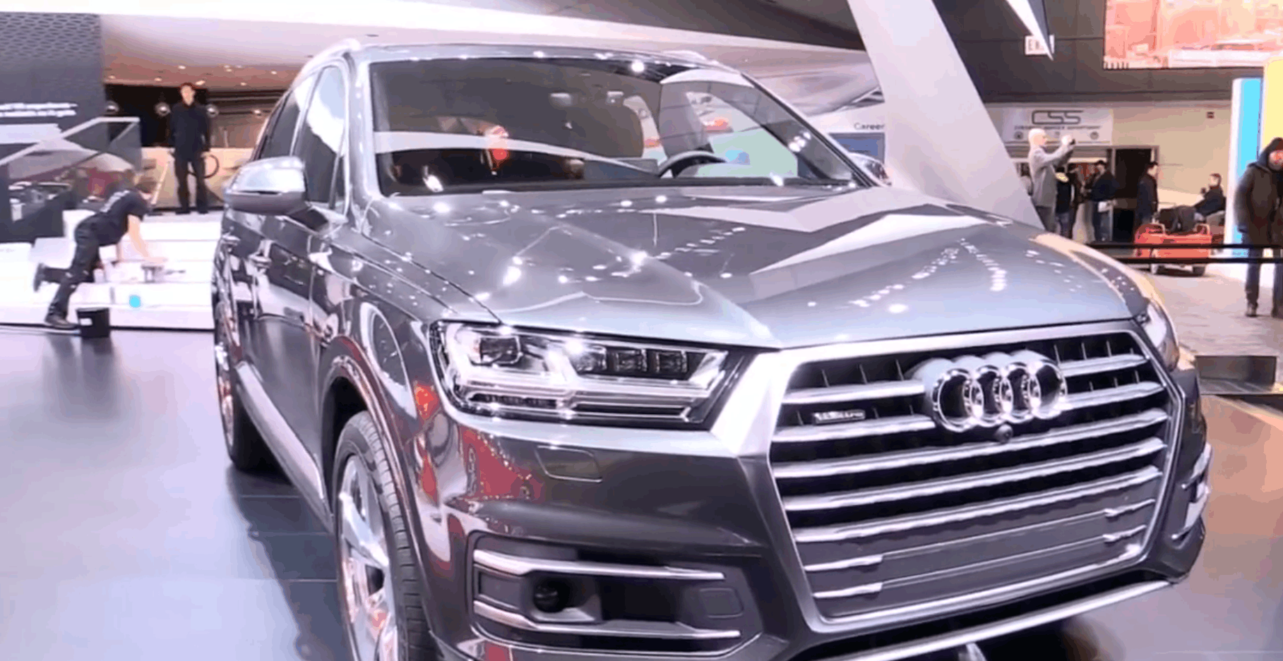 奥迪Q7搭配全新科技配置, 起售价75万 与宝马X5、奔驰GLE竞争