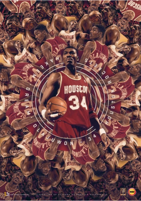 NBA火箭队历史50大巨星,姚麦组合在其中,奥拉