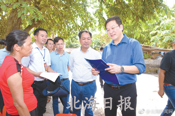 蔡锦军深入山口镇调研脱贫攻坚工作