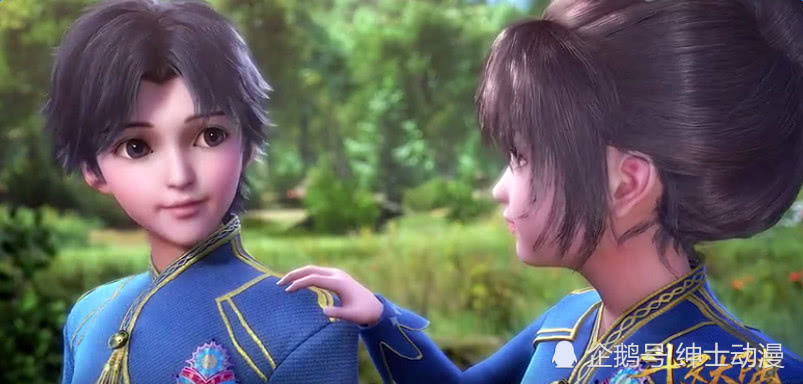 《斗罗大陆》唐三摸头杀:小舞，你真的是只兔子!简直酥化了