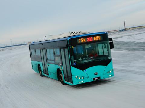 宋楠的比亚迪K8改型电动客车海拉尔高寒测试手记