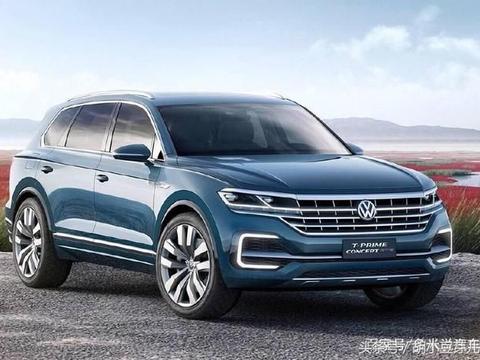 大众第三代途锐来袭，外观依旧霸气，尾灯跟随旋律跳动！！