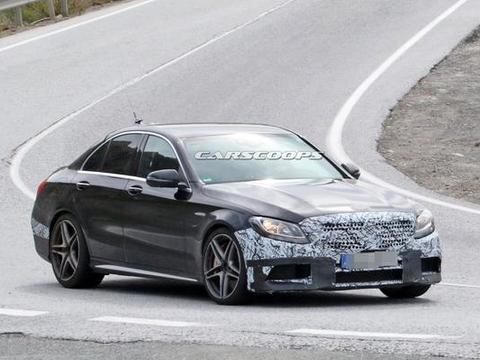 全新奔驰AMG C63谍照曝光 天生血虐宝马M