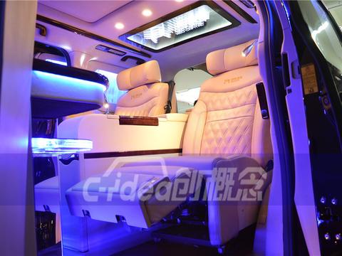 丰田埃尔法座椅改装升级，豪华航空座椅加宽后移