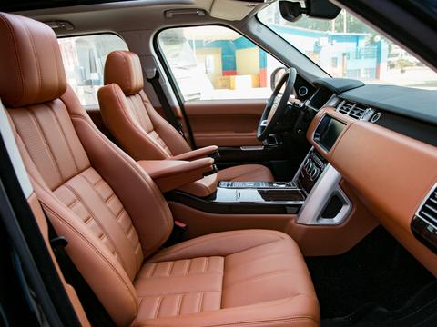 路虎揽胜内饰改装升级 打孔真皮尽显舒适与时尚