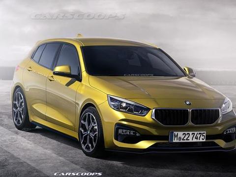 全新宝马1系渲染图曝光 有望2019年日内瓦车展亮相