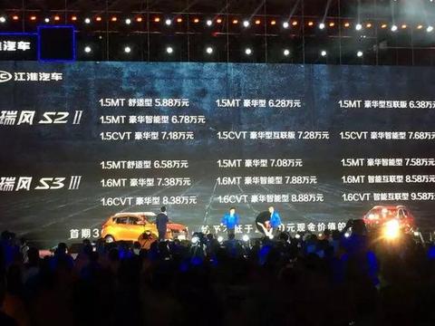 品质持续向上：新一代江淮瑞风S2、S3上市