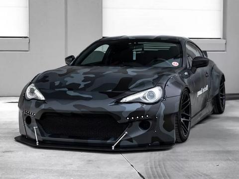 改装车：双门硬顶跑车偶像代表，BRZ的完美改装！网友：太帅了