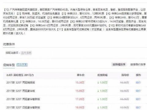 为征服来 孟关实拍传祺GS8售价15.38万起！