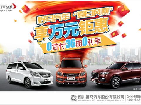 野马汽车“夏日风暴” 享万元钜惠震撼来袭