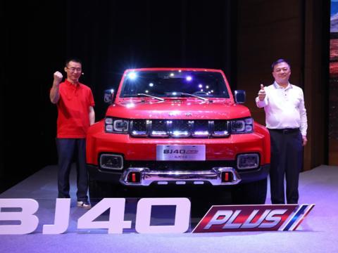 北汽BJ40被采购当警车，国产“牧马人”，堪称北汽最帅UV