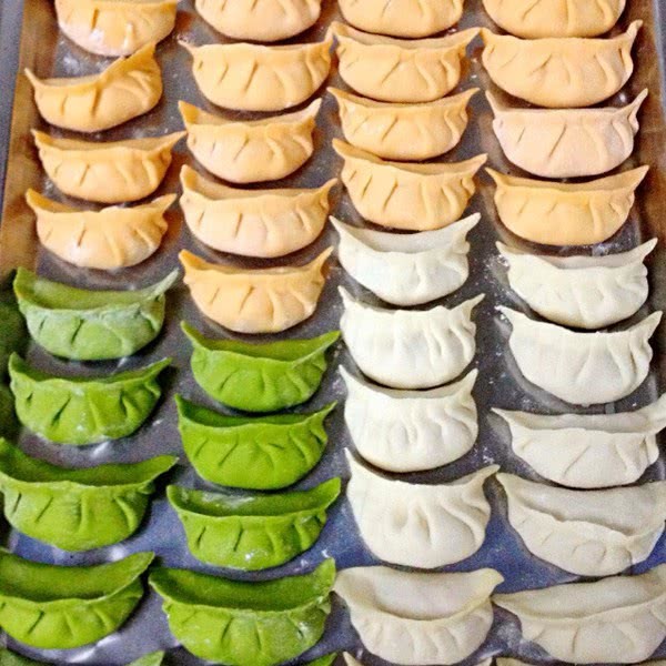 什么蔬果汁做饺子皮,颜色好看呢?