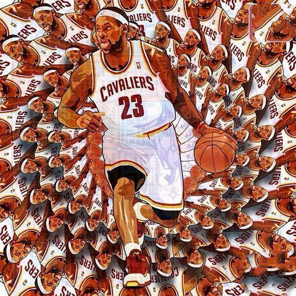 组图:nba球星标志性动作炫酷图,詹皇霸气怒扣,库里日