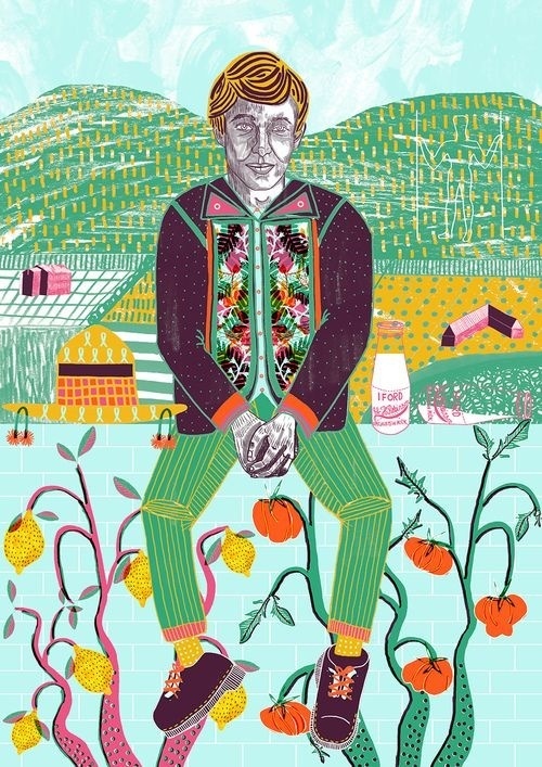 抽象派人物插图系列