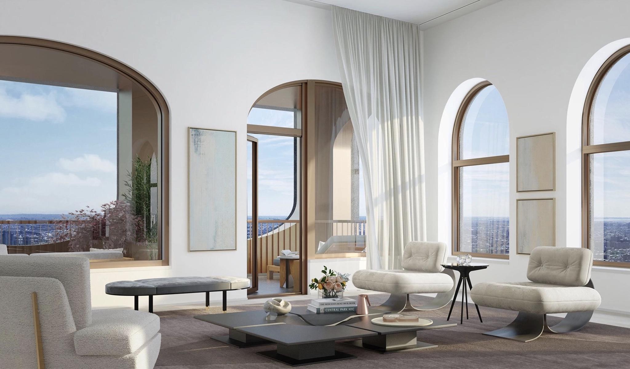 David Adjaye\/曼哈顿130 william豪华公寓。